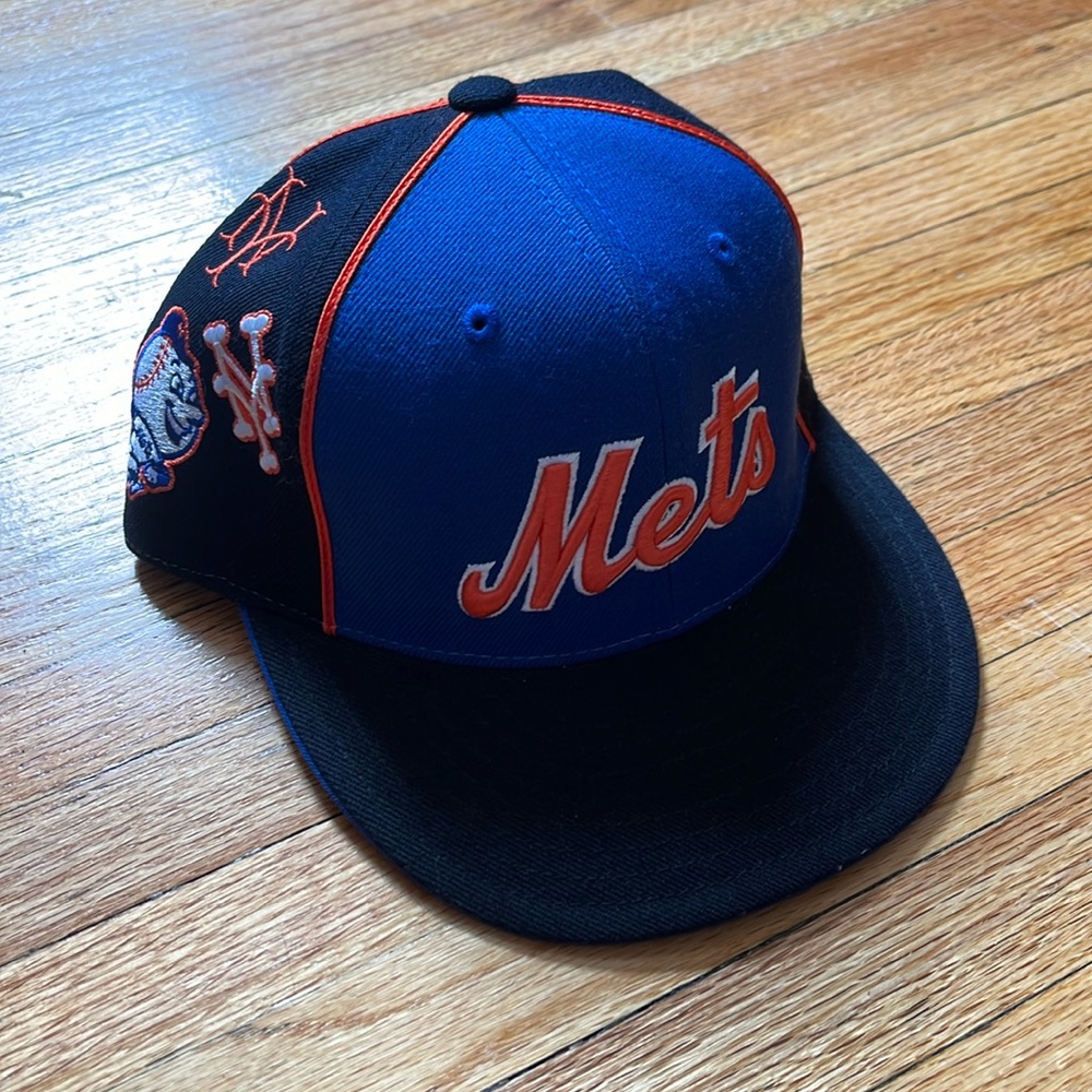 Vintage New York Mets Hat / Size 7 / Fitted / American Needle Coopers Collection